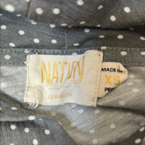 Nation LTD - Dawn Femme Turtleneck in Polka Dot XS - Picture 4 of 6